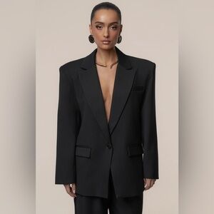 NWT JLUXLABEL BLACK REFINED MOMENTS BLAZER